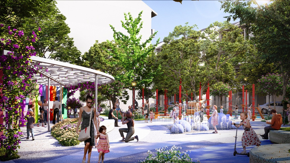 Phối cảnh vườn Kim Bảng