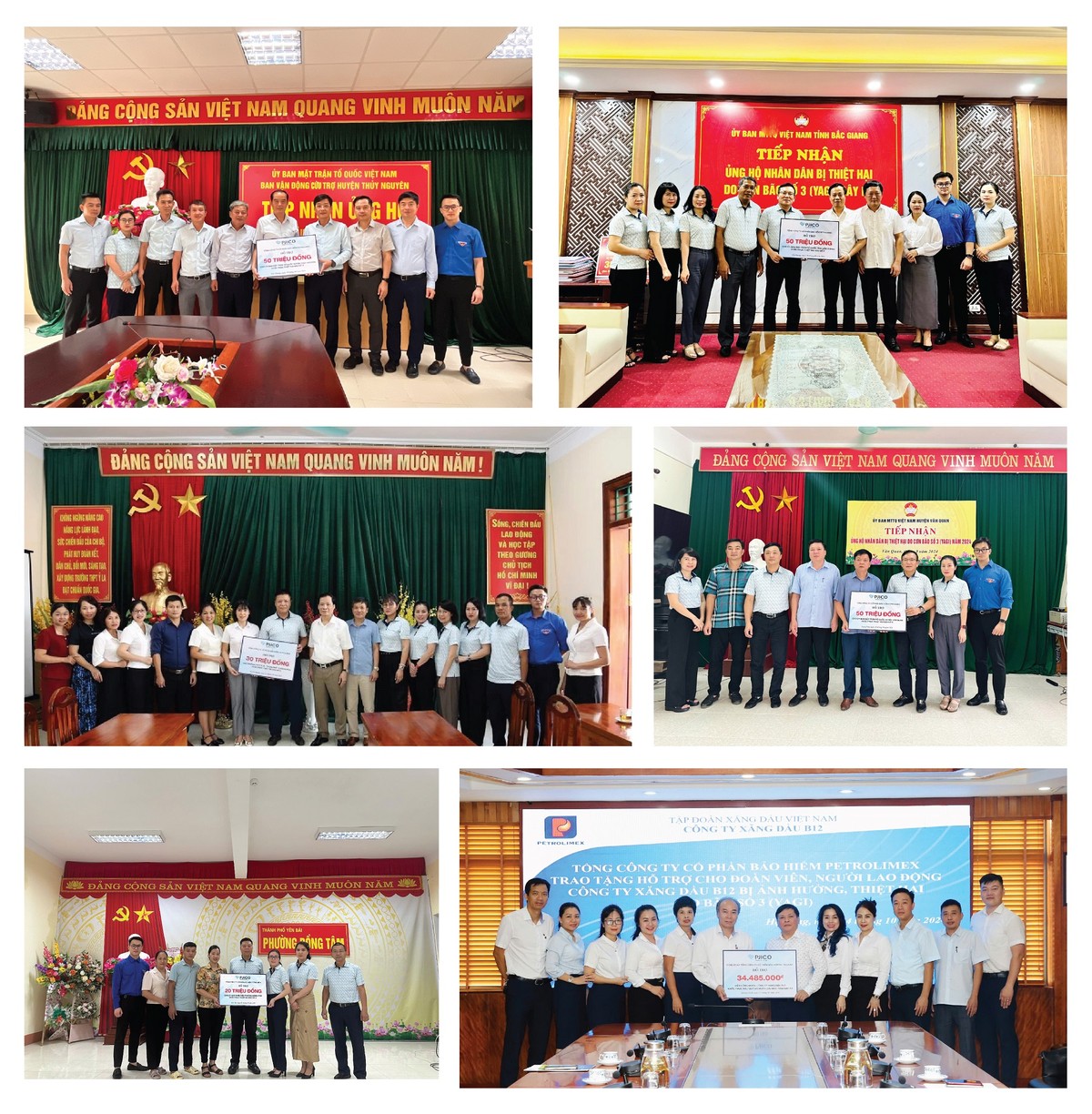 PJICO thực hiện chuỗi các chương trình an sinh xã hội nhằm chung tay hỗ trợ người dân khắc phục các hậu quả của bão YAGI gây ra vào tháng 9/2024 PJICO thực hiện chuỗi các chương trình an sinh xã hội nhằm chung tay hỗ trợ người dân khắc phục các hậu quả của bão YAGI gây ra vào tháng 9/2024