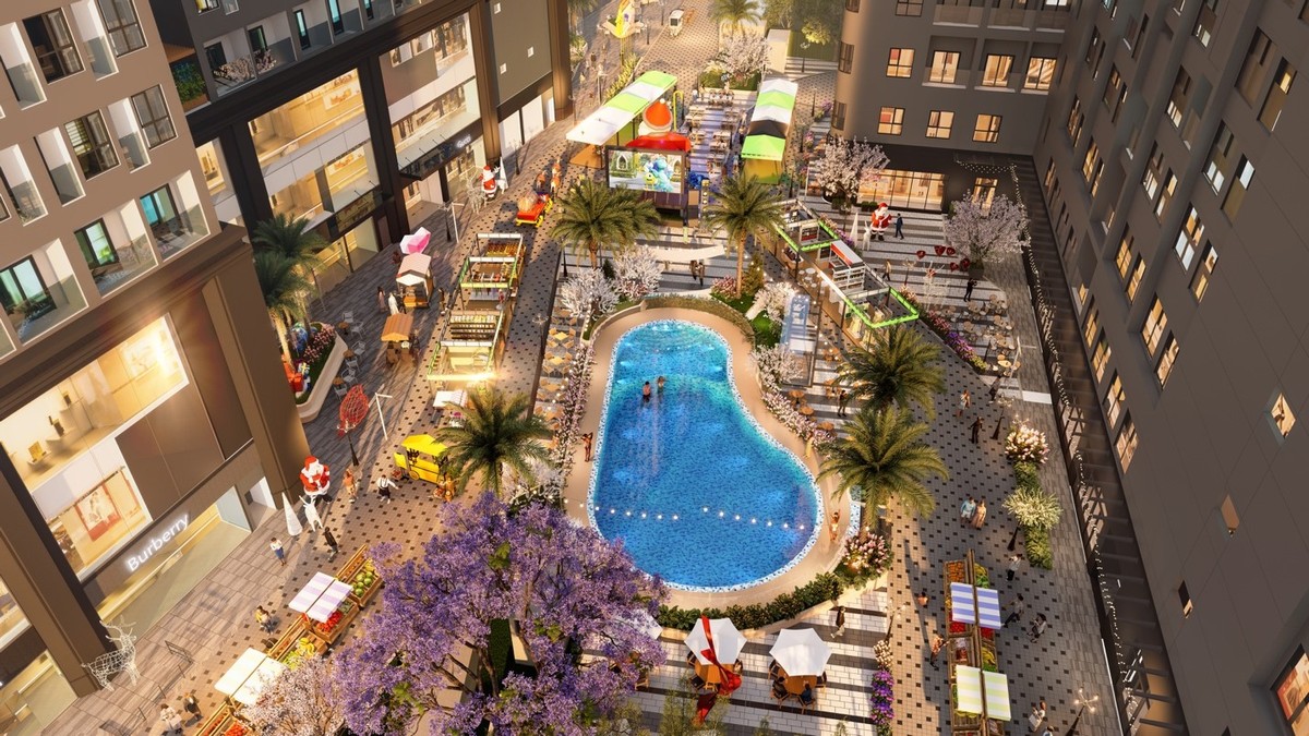 Tiện ích nội khu phong phú đem đến không gian sống tiện nghi cho cư dân