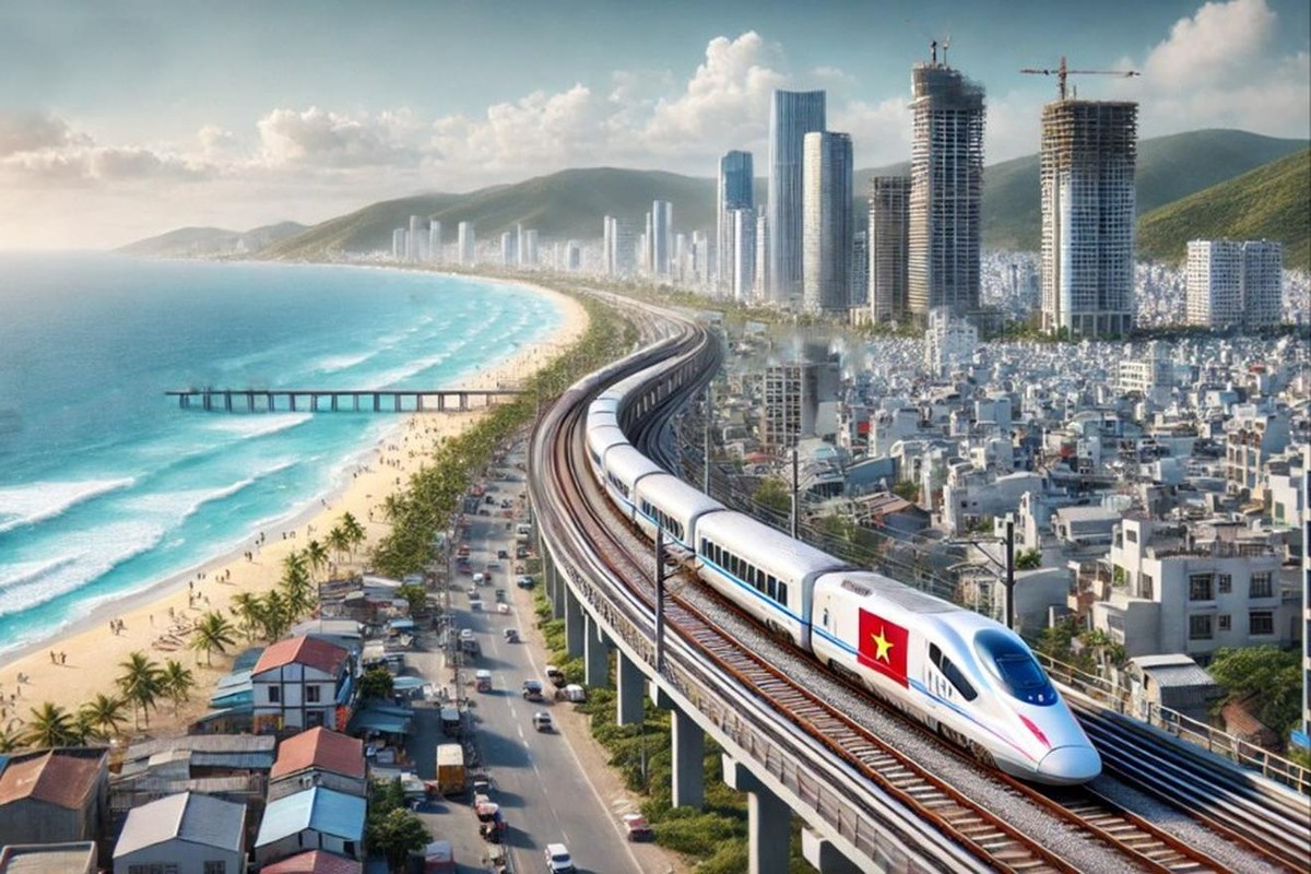 Ảnh minh họa đường sắt cao tốc Bắc - Nam