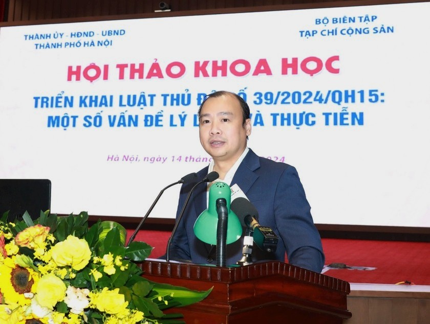 PGS.TS Lê Hải Bình, Tổng biên tập Tạp chí Cộng sản.