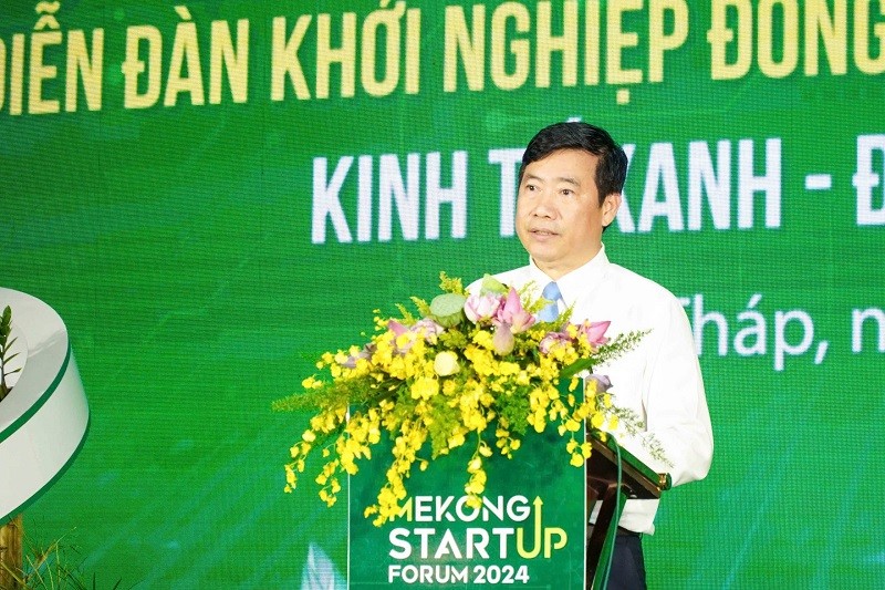 Chủ tịch UBND tỉnh Đồng Tháp Phạm Thiện Nghĩa công bố 6 thông điệp chính tại Diễn đàn Mekong Startup Đồng bằng sông Cửu Long lần 2/2024