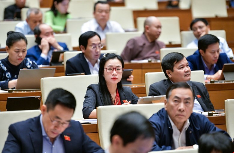 Phiên họp chiều 27/11 của Quốc hội.