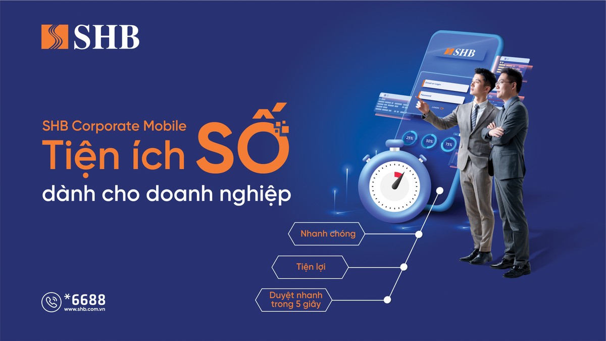 SHB ứng dụng những công nghệ hiện đại nhất trong hoạt động ngân hàng, tạo thêm nhiều giá trị gia tăng cho khách hàng và cộng đồng