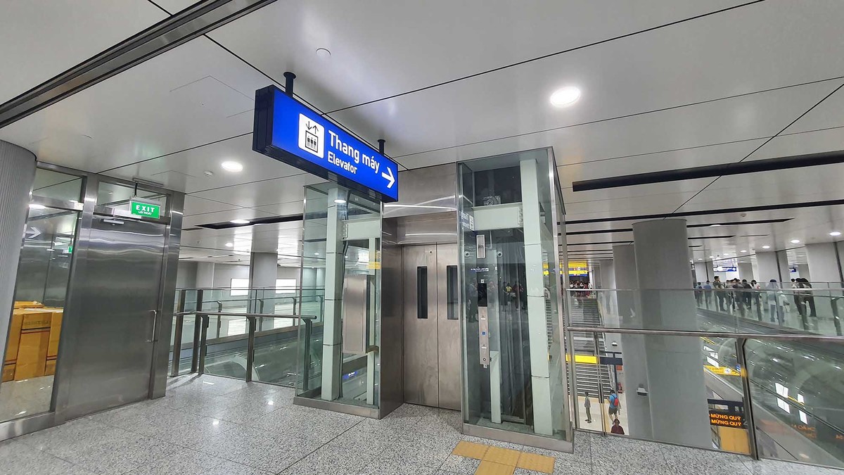 Khu vực thang máy.