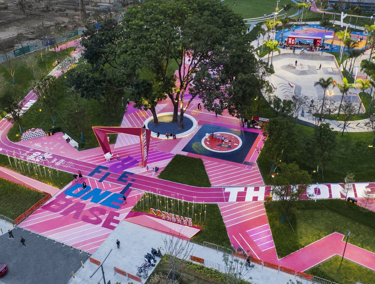 Đường chạy 2000m sắc màu giúp cư dân sẵn sàng "bật tung" năng lượng và sống “trọn vẹn” mỗi ngày. Ảnh minh họa: Sun Property.