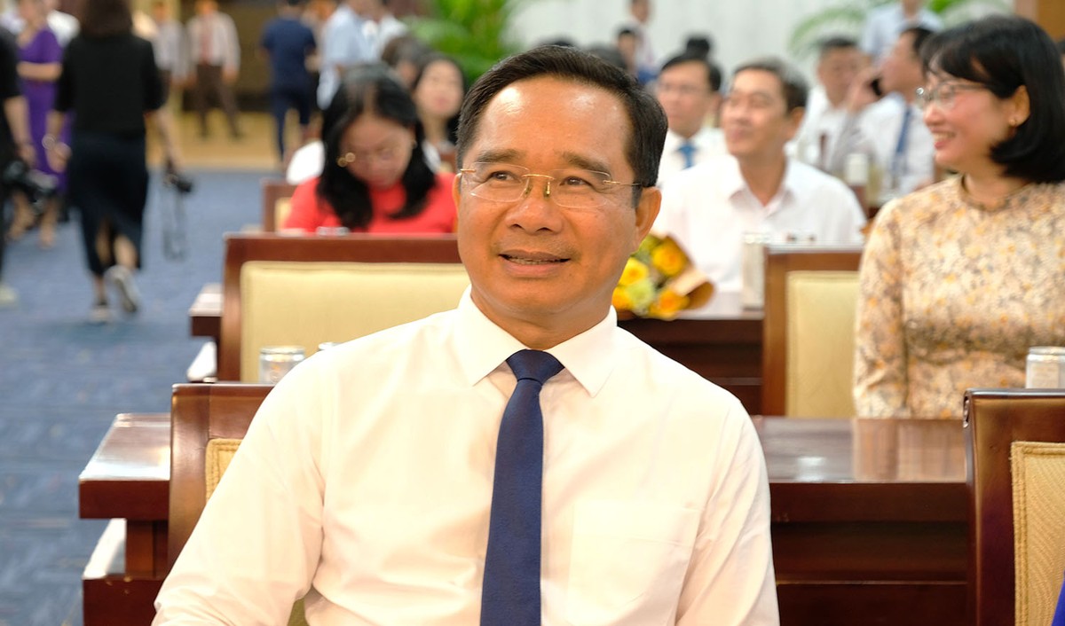 Tân Chủ tịch UBND TP.HCM Nguyễn Văn Được. Ảnh: Trọng Tín.