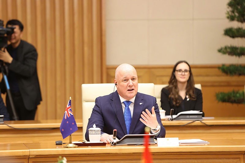 Thủ tướng New Zealand Christopher Luxon.