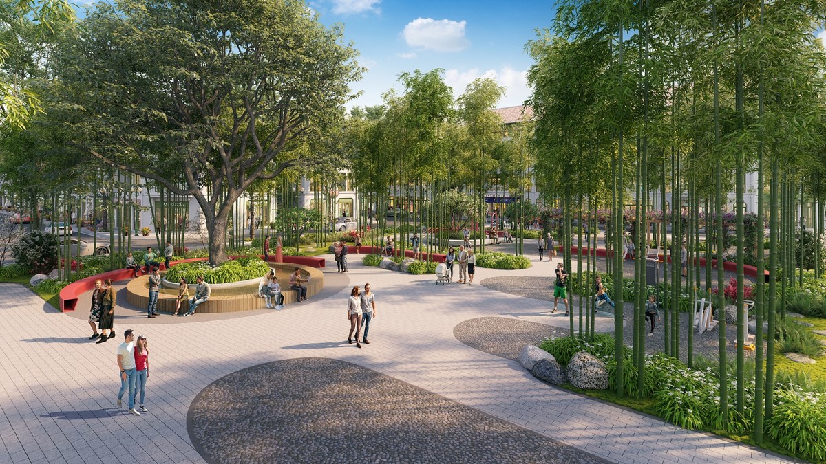 Cộng hưởng với tiện ích nội khu là hệ thống “1001” tiện ích chung của Đô thị nghỉ dưỡng Sun Urban City (Ảnh phối cảnh minh họa: Sun Property)