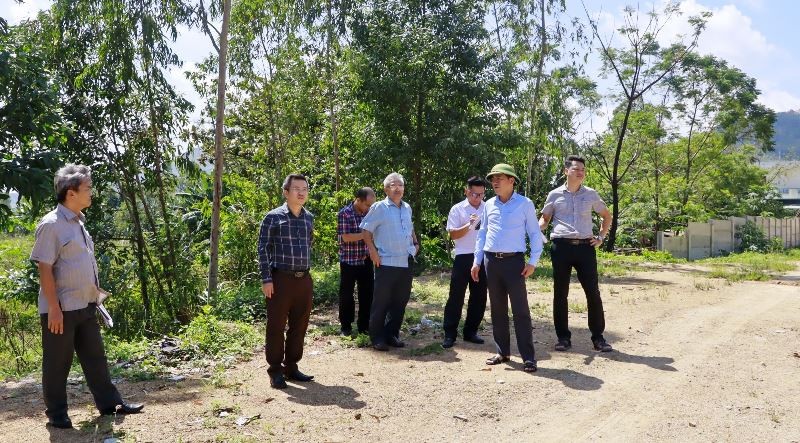 Lãnh đạo tỉnh Bình Định kiểm tra Dự án Khu nhà ở xã hội Vạn Phát vào đầu tháng 11/2024. Ảnh: Thùy Trang. Lãnh đạo tỉnh Bình Định kiểm tra Dự án Khu nhà ở xã hội Vạn Phát vào đầu tháng 11/2024. Ảnh: Thùy Trang.