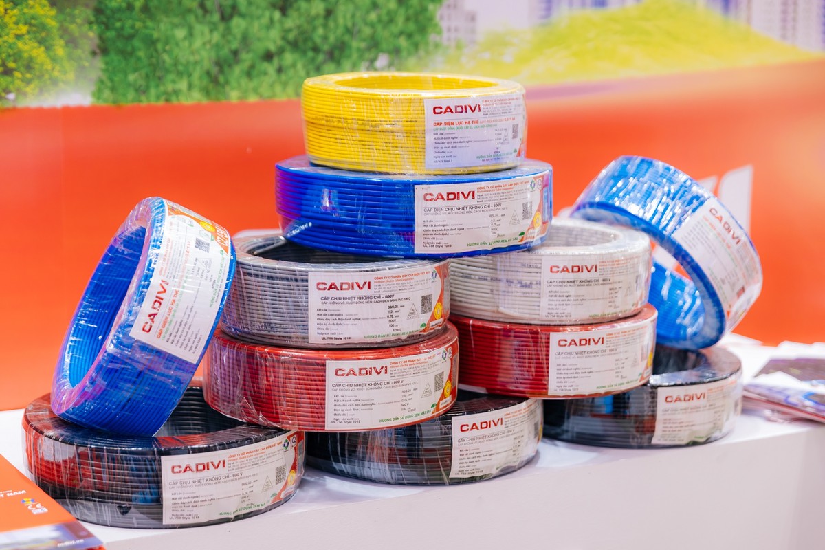 CADIVI đã ra mắt nhiều sản phẩm xanh, thân thiện môi trường, có hàm lượng công nghệ cao.