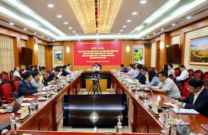 Hội nghị lần thứ nhất Ban Chỉ đạo xây dựng Đề án “Các giải pháp chiến lược thúc đẩy tăng trưởng kinh tế “2 con số”