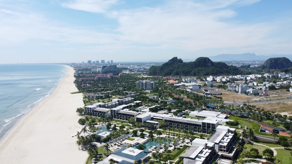 Tuyến đường ven biển kết nối thành phố Đà Nẵng và Quảng Nam.