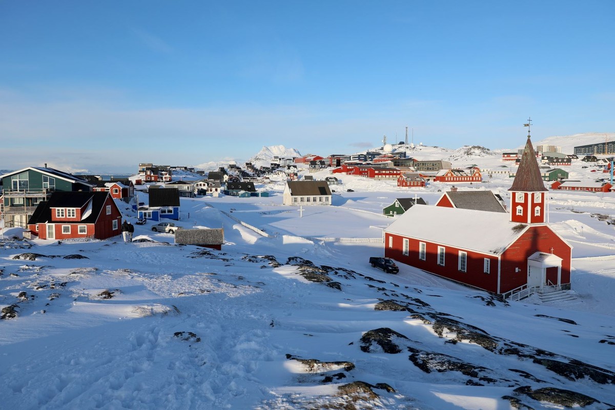 Quang cảnh thị trấn Nuuk, Greenland. Ảnh: THX/TTXVN Quang cảnh thị trấn Nuuk, Greenland. Ảnh: THX/TTXVN