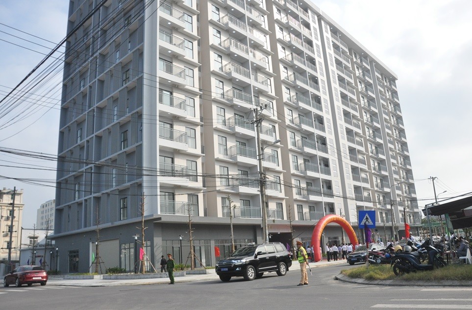 Thành phố Đà Nẵng đã hoàn thành chung cư xã hội tại đường Vũ Mộng Nguyên.