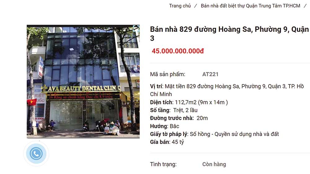 Quảng báo bán... trộm nhà của người dân.