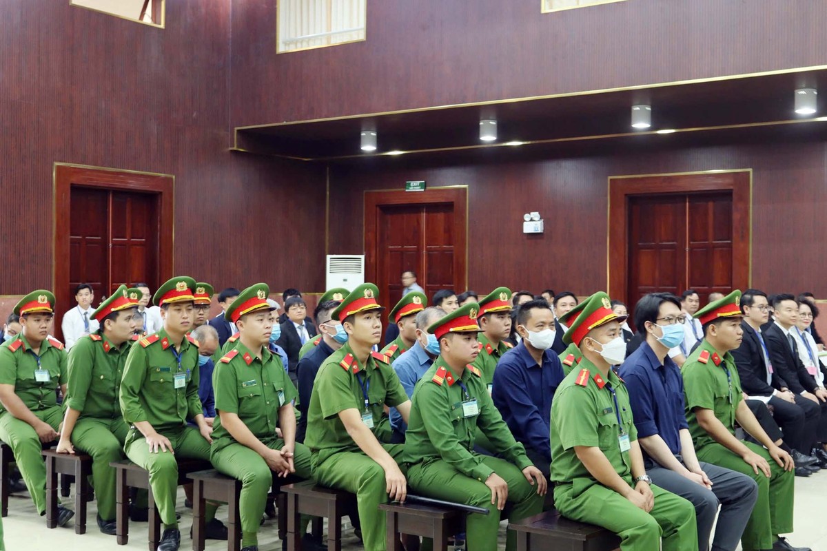 Công tác an ninh tại phiên toà được siết chặt.