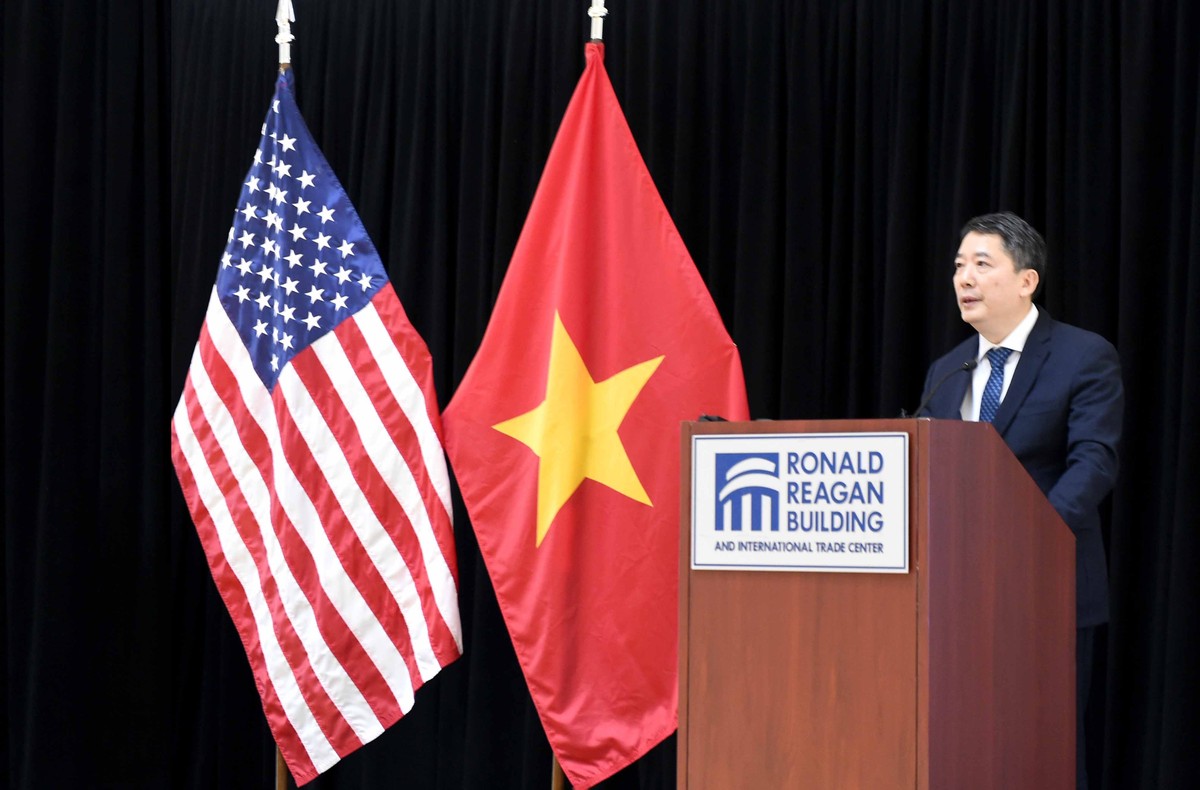 Thứ trưởng Cao Anh Tuấn phát biểu tại hội nghị.