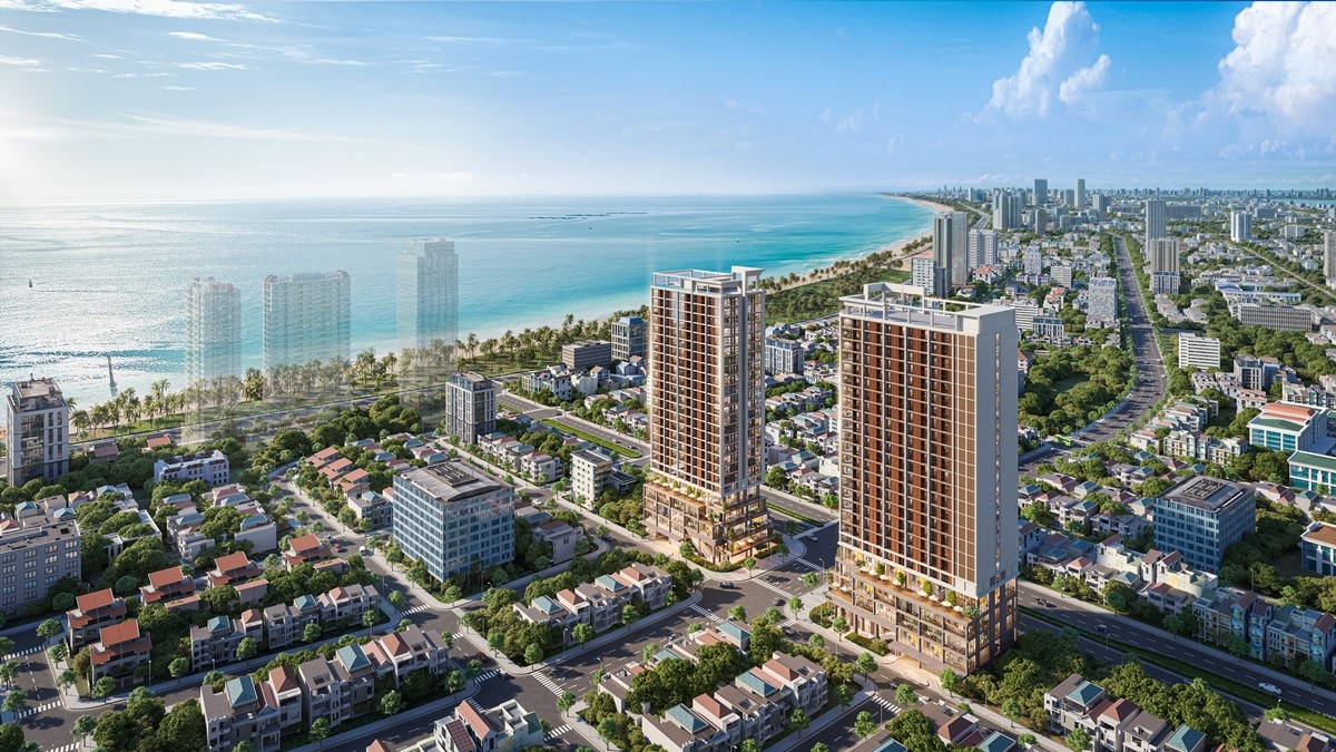 Phối cảnh minh họa dự án Sun Costa Residence cận biển Mỹ Khê - Ảnh phối cảnh minh họa Sun Property