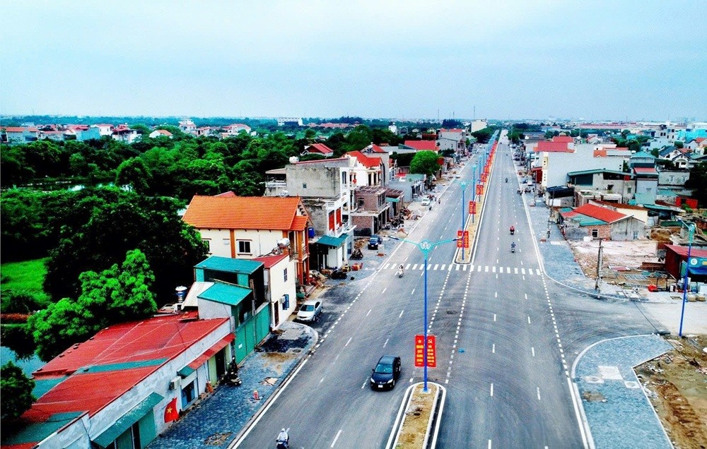 Đường Vũ Công Đán (TP. Hải Dương) mở ra kết nối với các vùng huyện Cẩm Giàng, Bình Giang. Ảnh: Thành Chung Đường Vũ Công Đán (TP. Hải Dương) mở ra kết nối với các vùng huyện Cẩm Giàng, Bình Giang. Ảnh: Thành Chung