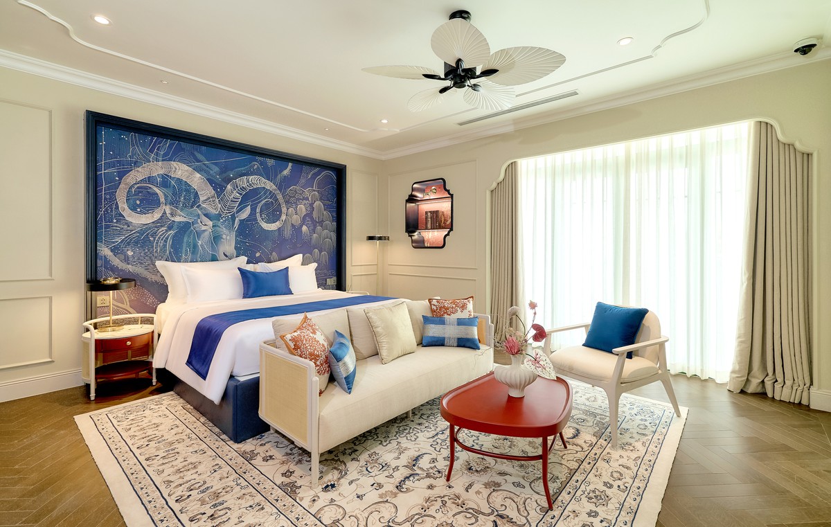 Không gian nội thất nhà mẫu biệt thự đơn lập được chăm chút tỉ mỉ (Ảnh: Ánh Dương)