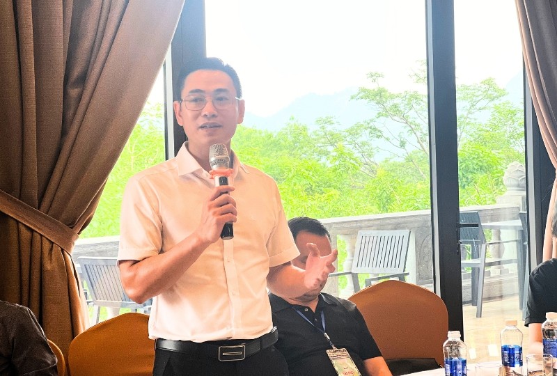 Ông Nguyễn Văn Tài, CEO VietSense Travel phát biểu. Ông Nguyễn Văn Tài, CEO VietSense Travel phát biểu.