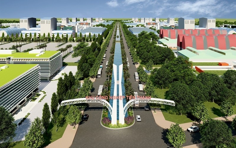 Phối cảnh KCN Tiên Thanh