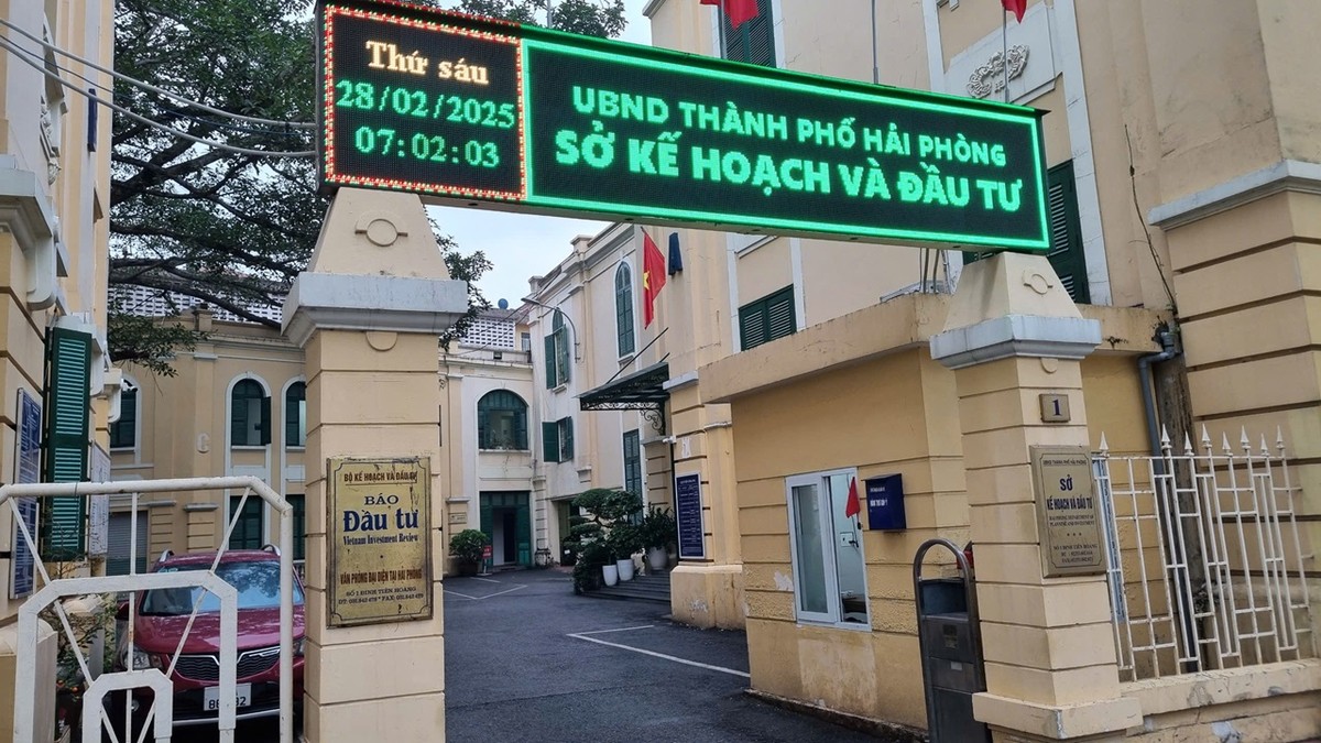 Sở Kế hoạch và Đầu tư Hải Phòng sau hợp nhất tiếp tục là trụ sở làm việc của Sở Tài chính Hải Phòng hiện nay. Ảnh: Quỳnh Nga