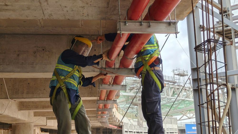 Lắp đặt hệ thống phòng cháy chữa cháy tại Nhà ga T1 Cảng hàng không quốc tế Long Thành