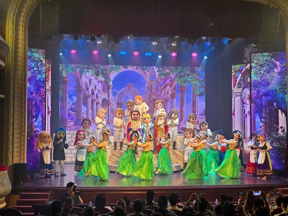 Vở múa rối Bầy chim Thiên Nga trong chương trình Sân khấu truyền hình tháng 5.2025 của TP. Hải Phòng