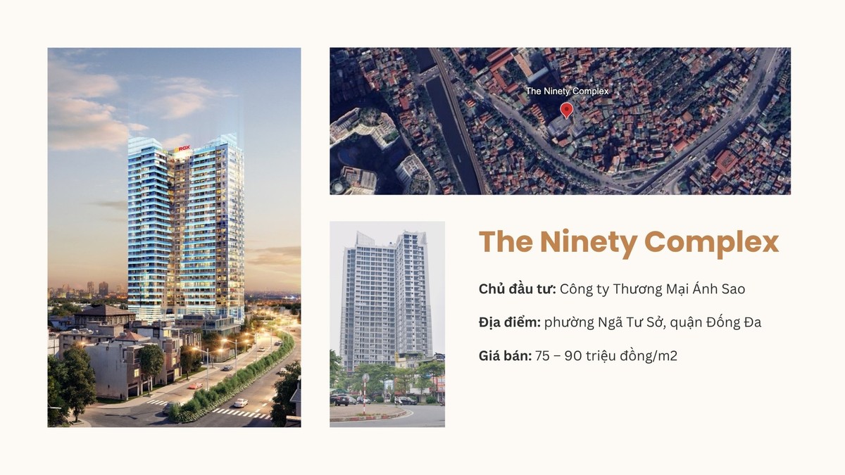 Các căn hộ tại dự án The Ninety Complex là loại hình căn hộ dịch vụ, thời hạn 50 năm.