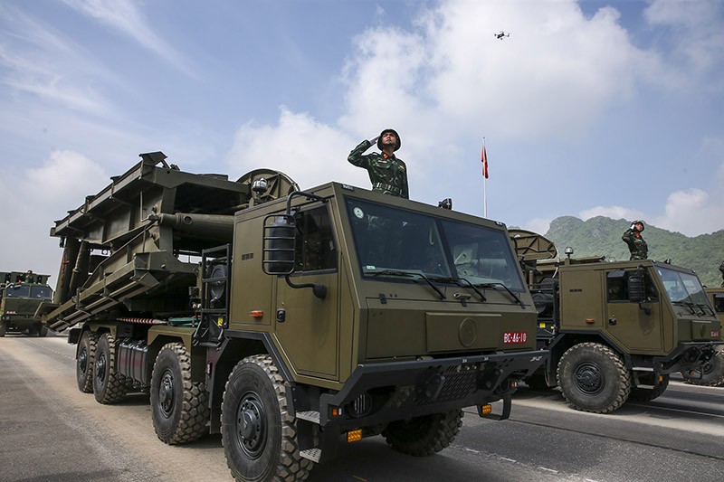 Khối xe của Binh chủng Công binh.