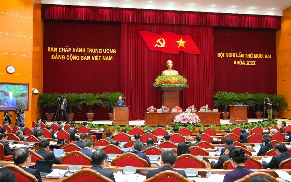 Hội nghị Ban Chấp hành Trung ương lần thứ 12 khóa XIII khai mạc sáng 18/7 tại Hà Nội. Hội nghị Ban Chấp hành Trung ương lần thứ 12 khóa XIII khai mạc sáng 18/7 tại Hà Nội.