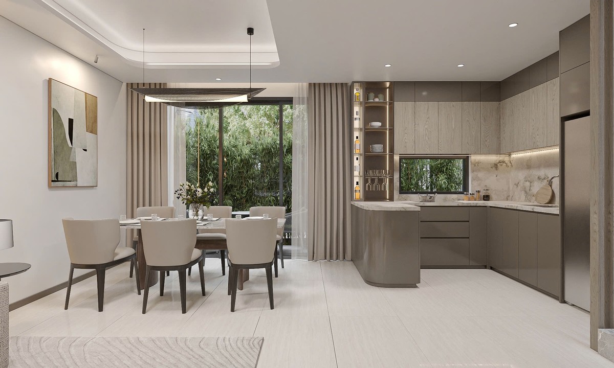 Không gian phòng khách nhà phố liền kề 6m tại River Park: Tối ưu diện tích – linh hoạt công năng Không gian phòng khách nhà phố liền kề 6m tại River Park: Tối ưu diện tích – linh hoạt công năng