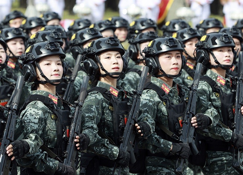 Khối nữ sĩ quan đặc nhiệm của lực lượng công an nhân dân Khối nữ sĩ quan đặc nhiệm của lực lượng công an nhân dân