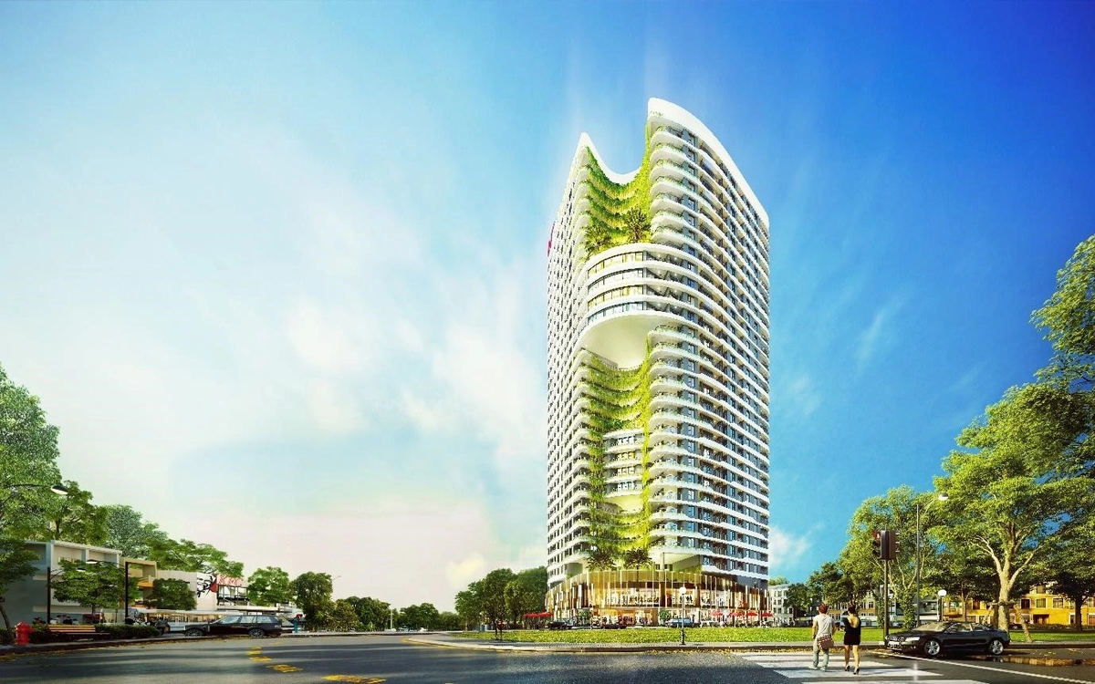 Phối cảnh kiến trúc độc đáo của ArtStella vừa được nhận giải thưởng “Dự án căn hộ có thiết kế kiến trúc đẹp nhất Việt Nam 2025”