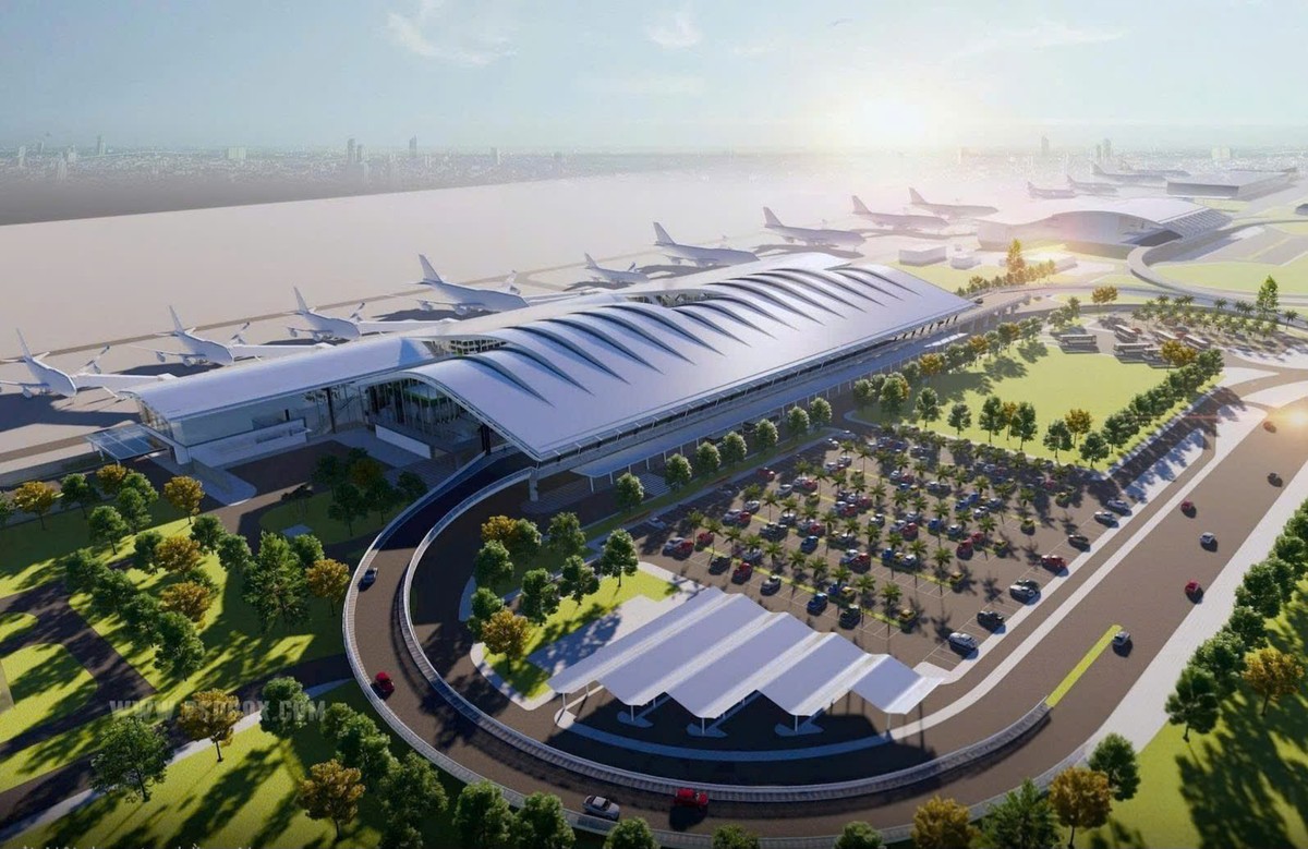 Phối cảnh Nhà ga hành khách T2 - Cảng hàng không quốc tế Cát Bi