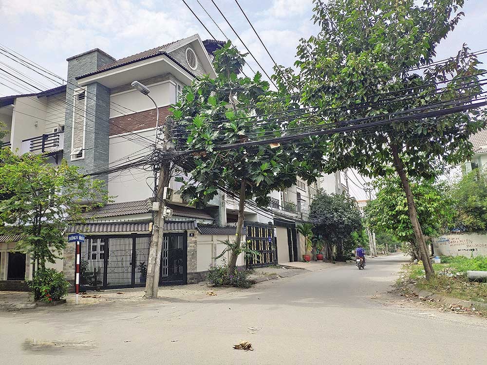 Một góc Dự án Khu dân cư Sông Đà, nơi nhiều nền đã bán cho dân nhưng bị Lưu Quang Lãm thế chấp sổ đỏ.