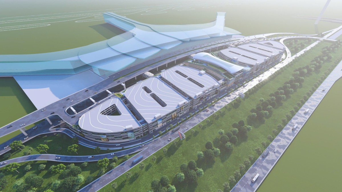 Phối cảnh dự án Nhà gửi xe Sân bay Long Thành Phối cảnh dự án Nhà gửi xe Sân bay Long Thành