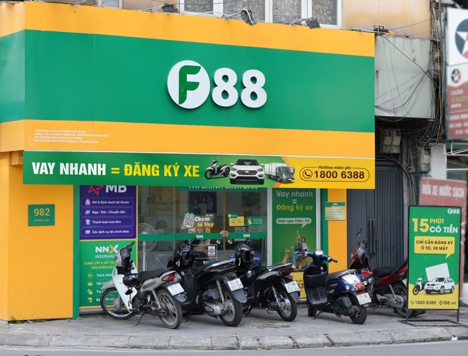 F88 chuỗi tài chính bình dân với gần 900 cửa hàng trên toàn quốc