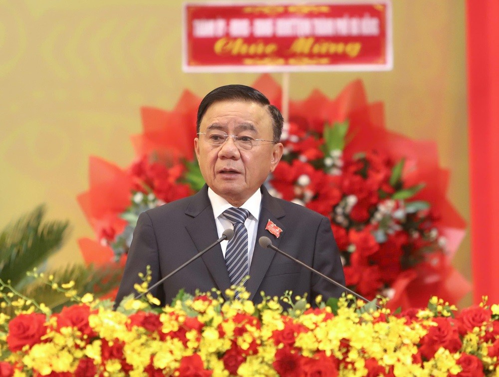 Đồng chí Trần Cẩm Tú phát biểu chỉ đạo tại Đại hội đại biểu lần thứ I Đảng bộ thành phố Đà Nẵng, nhiệm kỳ 2025 - 2030.