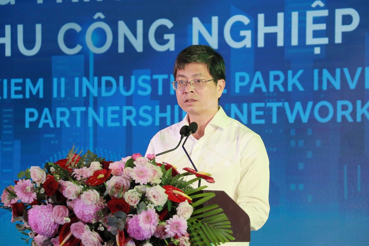 Ông Nguyễn Hồng Hải, Phó chủ tịch UBND tỉnh Lâm Đồng khẳng định địa phương luôn đồng hành cùng các doanh nghiệp, nhà đầu tư trên địa bàn tỉnh Lâm Đồng, hướng đến triển khai các dự án đem lại thành công. Ảnh: Trọng Tín.