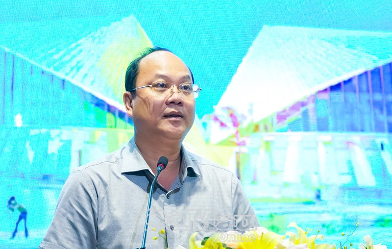 Bí thư Tỉnh ủy Cà Mau Nguyễn Hồ Hải phát biểu tại Hội thảo