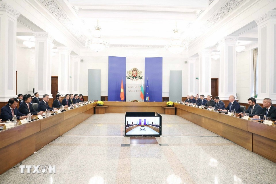 Toàn cảnh buổi hội kiến. (Ảnh: Thống Nhất/TTXVN).