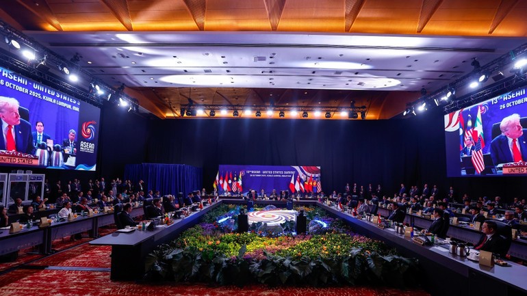 Quang cảnh Hội nghị Cấp cao ASEAN - Hoa Kỳ lần thứ 13. Ảnh: Nhật Bắc/VGP.