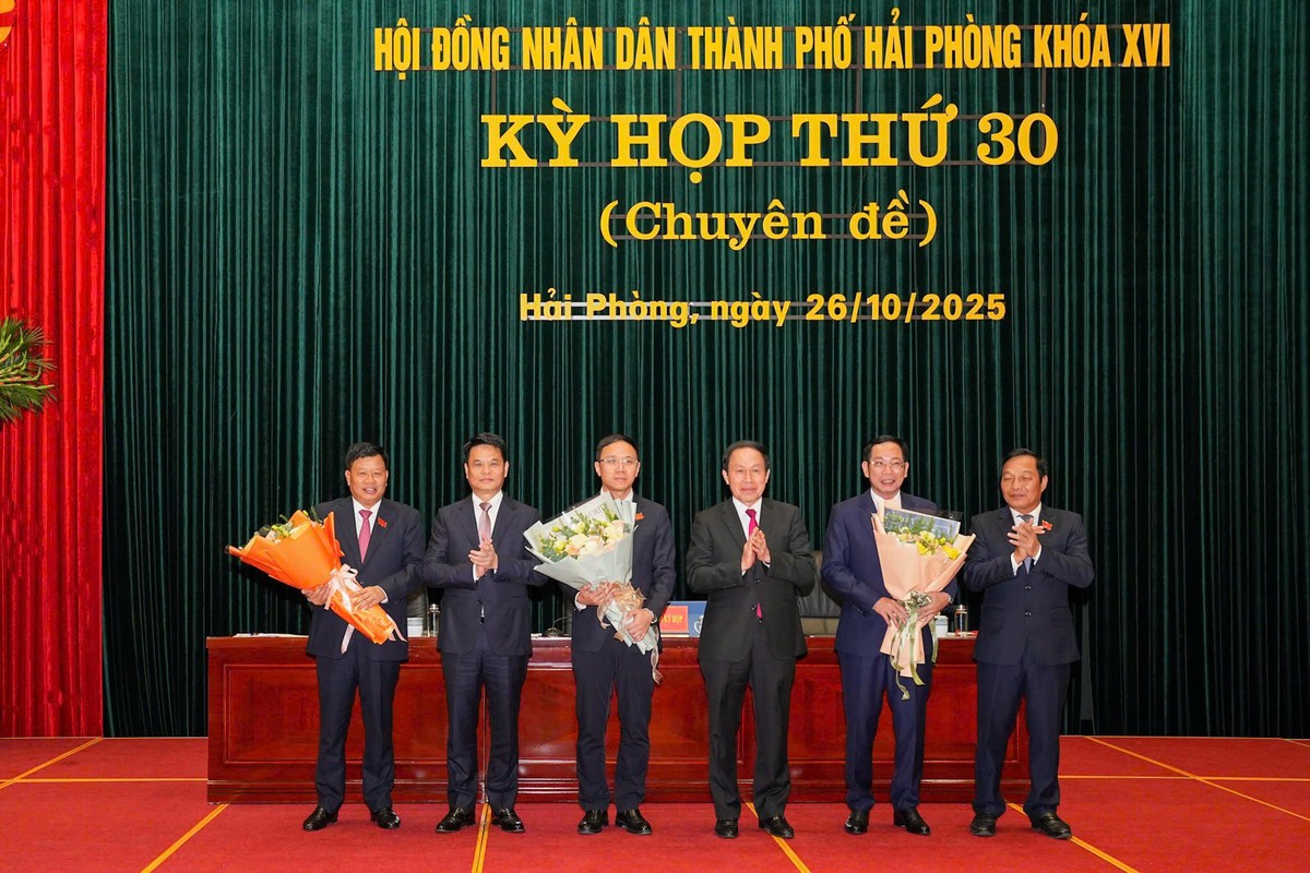 Hải Phòng có thêm 1 Phó chủ tịch HĐND, 2 Phó chủ tịch UBND Thành phố Hải Phòng có thêm 1 Phó chủ tịch HĐND, 2 Phó chủ tịch UBND Thành phố