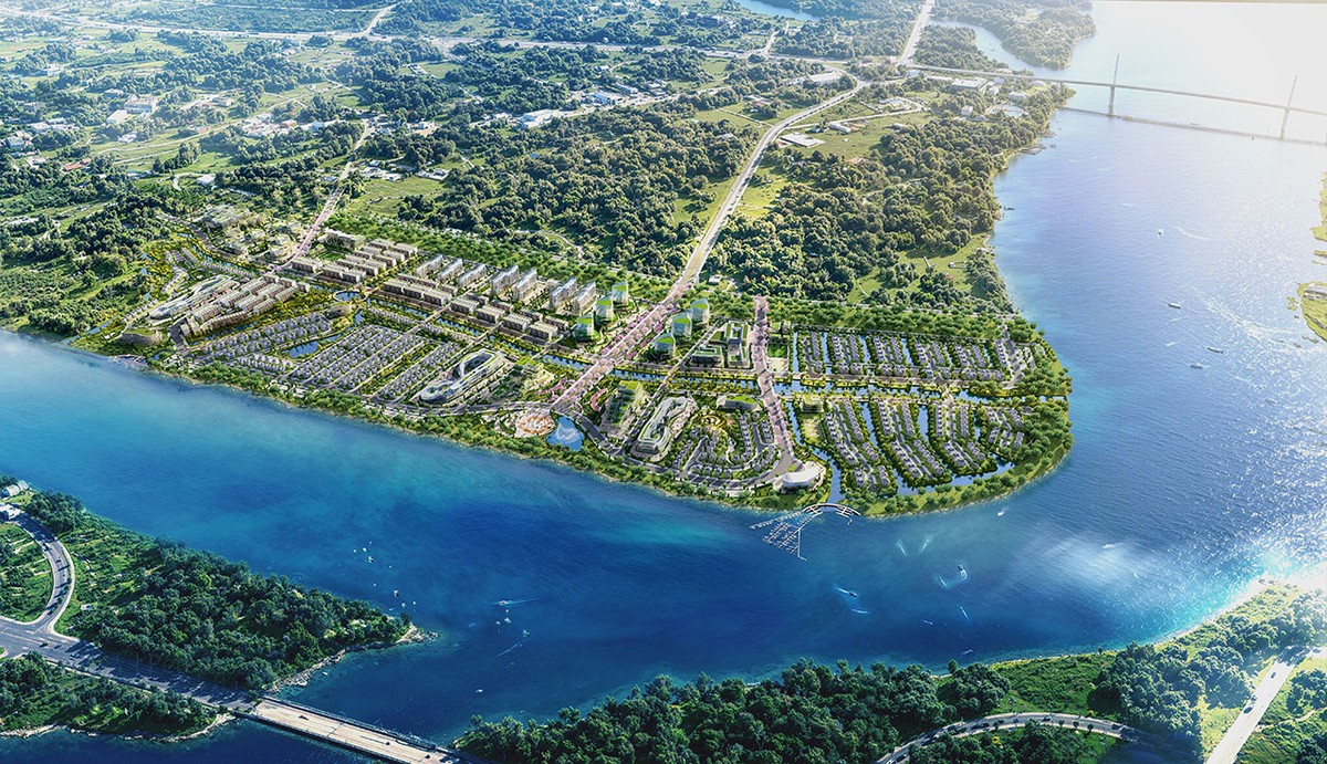 Phối cảnh khu đô thị du lịch Đại Phước (Đồng Nai) Văn Phú nghiên cứu phát triển