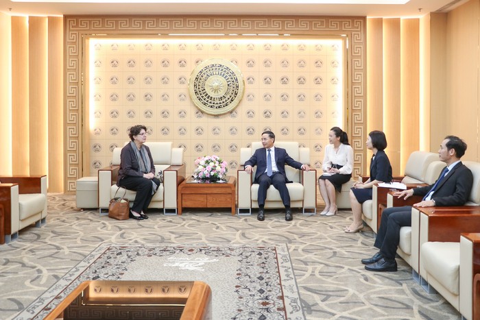 Quang cảnh buổi tiếp. Ảnh: Danang.gov.vn