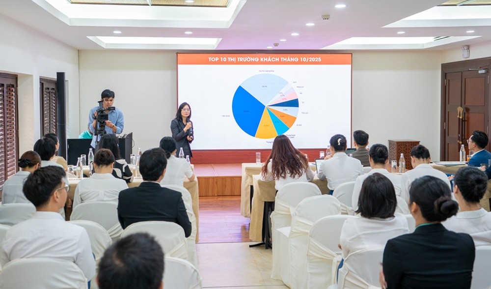 Bà Nguyễn Thị Hồng Thắm chia sẻ chương trình xúc tiến du lịch TP.Đà Nẵng năm 2026.