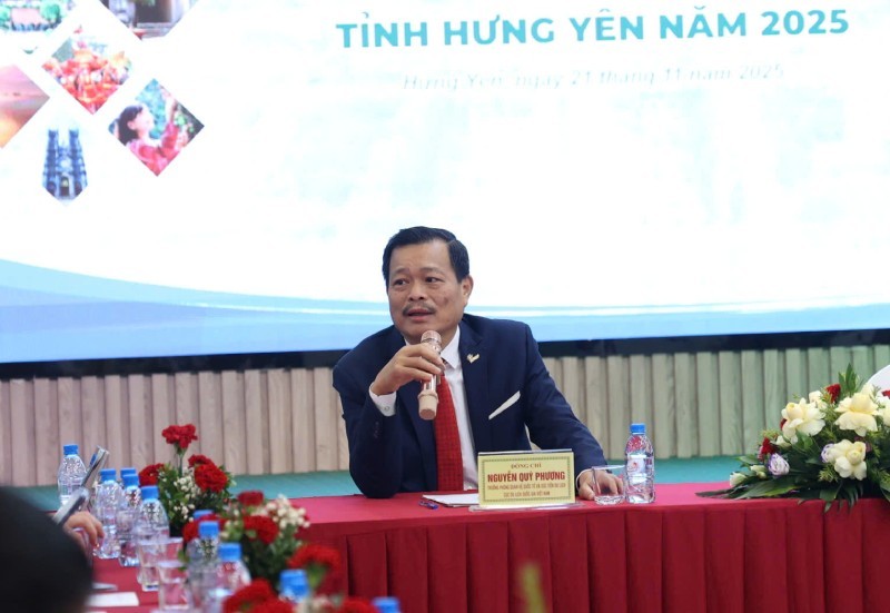 Ông Nguyễn Quý Phương, Trưởng phòng Quản lý Xúc tiến Du lịch (Cục Du lịch Quốc gia Việt Nam) phát biểu. Ông Nguyễn Quý Phương, Trưởng phòng Quản lý Xúc tiến Du lịch (Cục Du lịch Quốc gia Việt Nam) phát biểu.